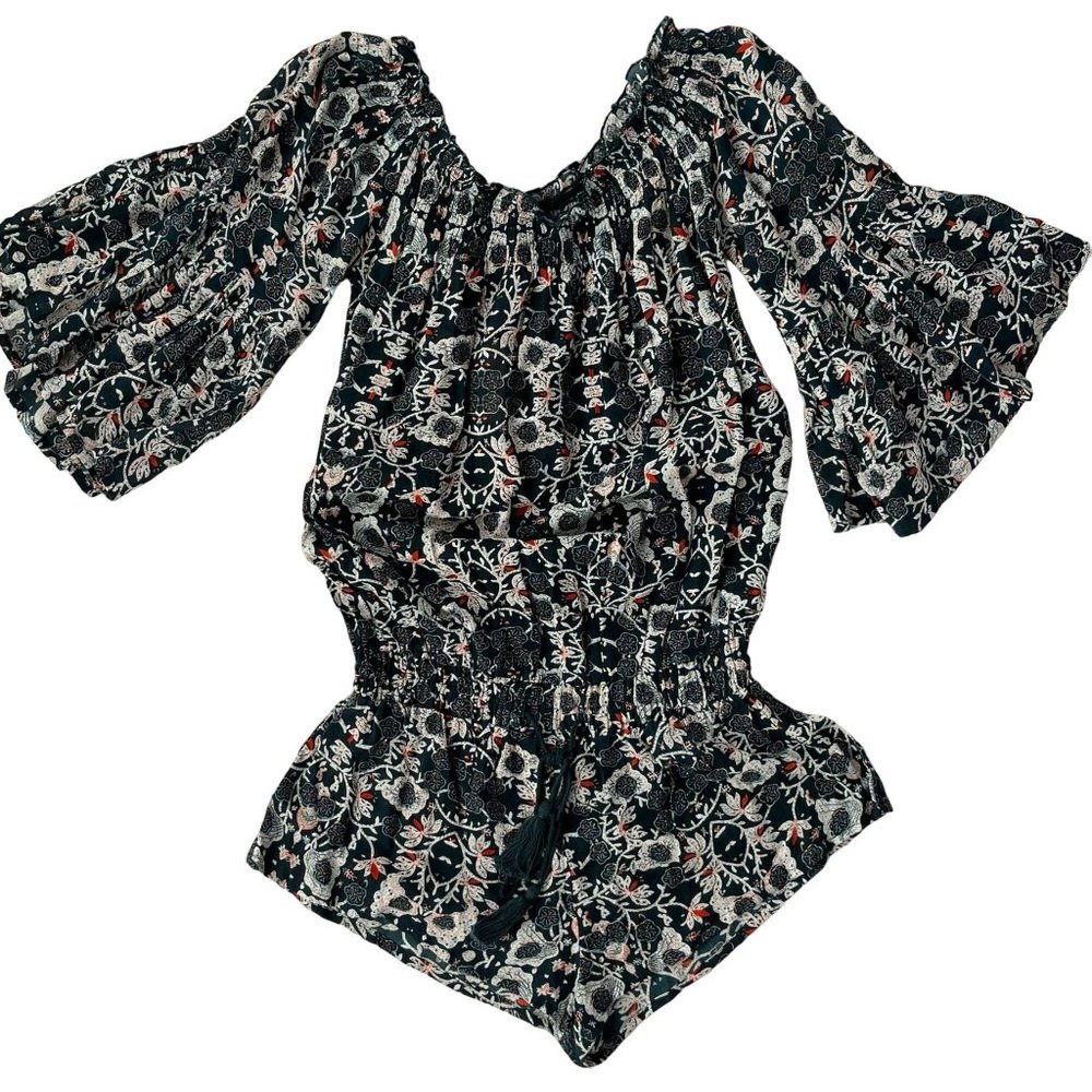 NWT Raga Anthropologie Floral Romper Size small